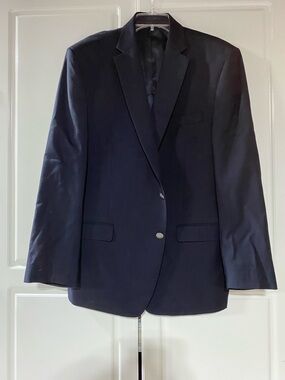 Macy's Men's Dark Navy Single-Breasted Blazer